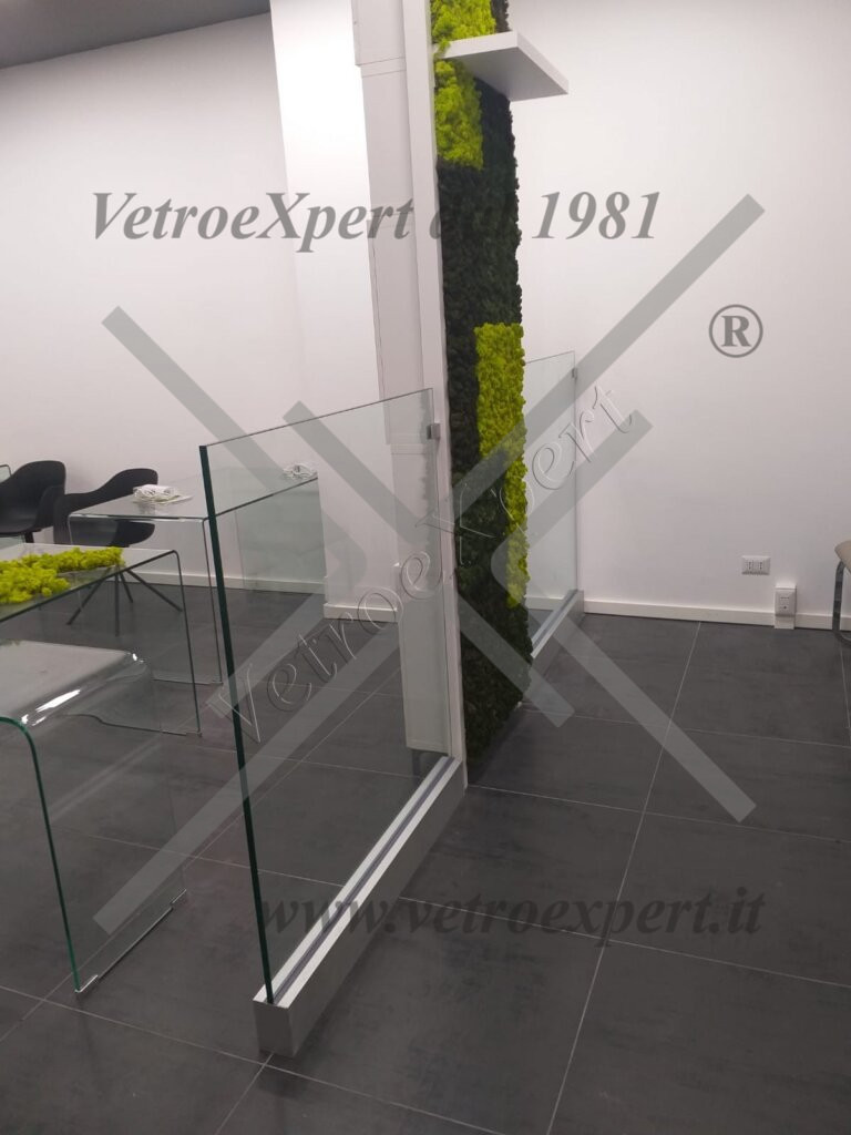 Ringhiera in vetro vetreria VetroeXpert Roma