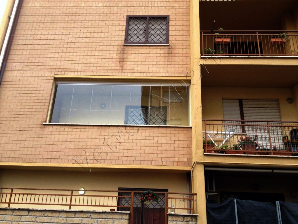 Vetrate panoramiche per balconi Roma VetroeXpert Vetrate Pieghevoli e vetrate a scomparsa Glassroom 1