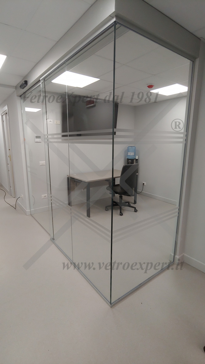 parete divisoria università parete divisoria in vetro cristallo per università
