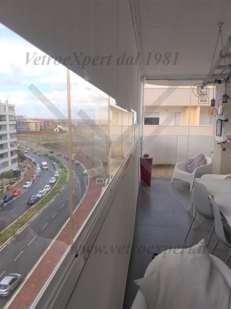 glassroom e tende in cristallo